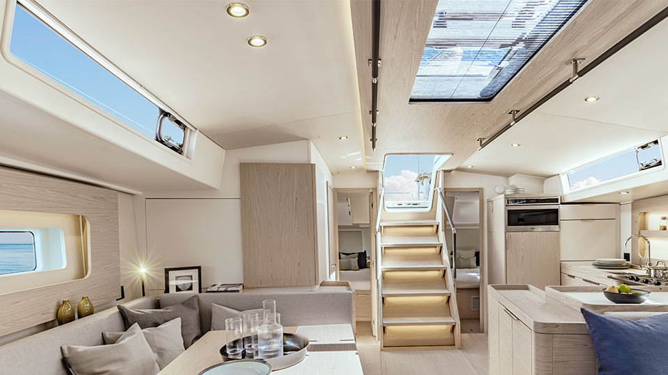 Тест-драйв парусной яхты Oceanis Yacht 54