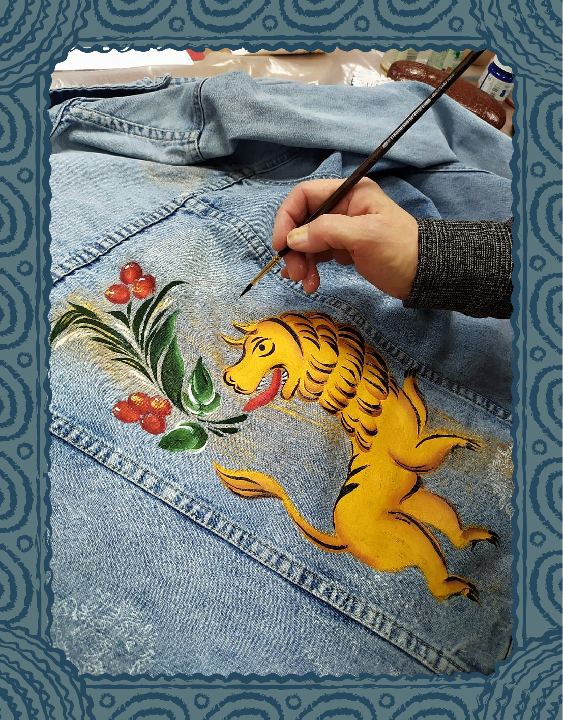 Уральская роспись. Автор Ирина Михеева