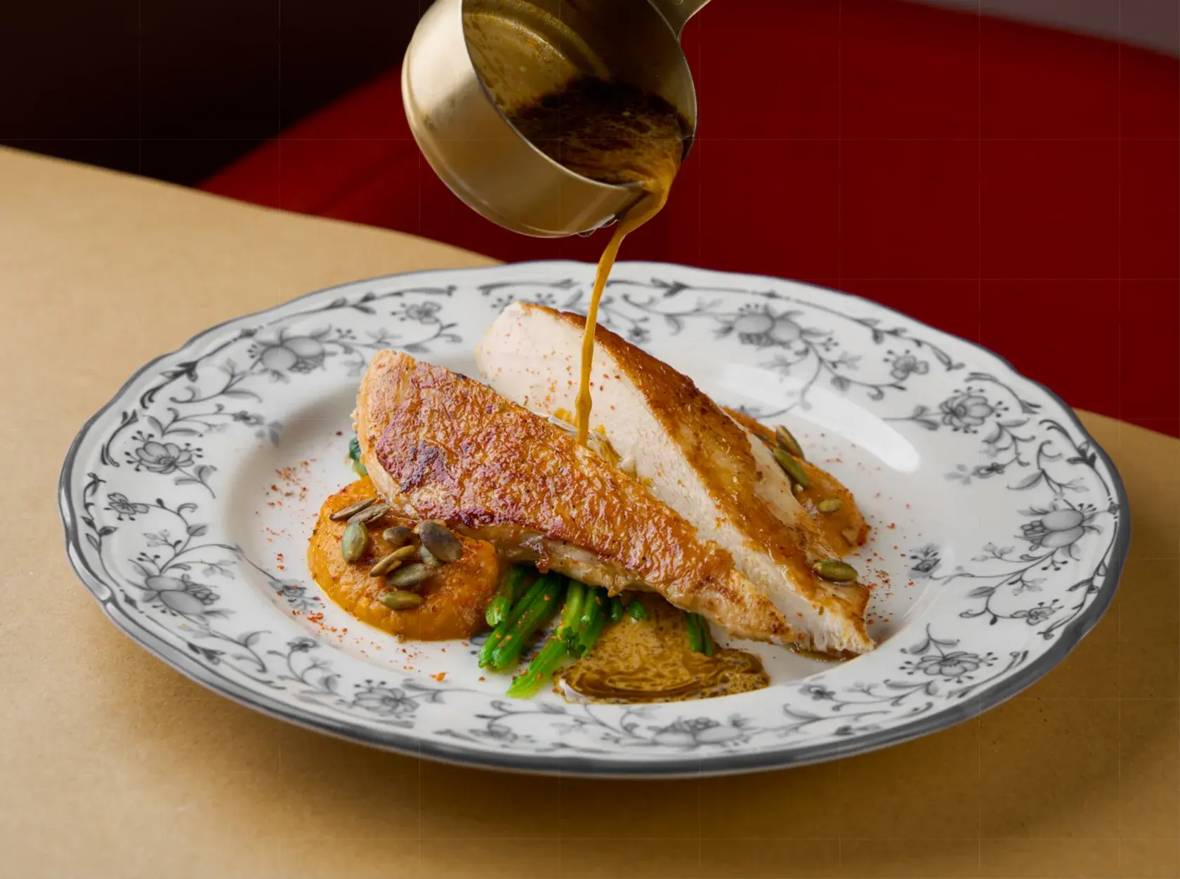 Wood roasted chicken fillet