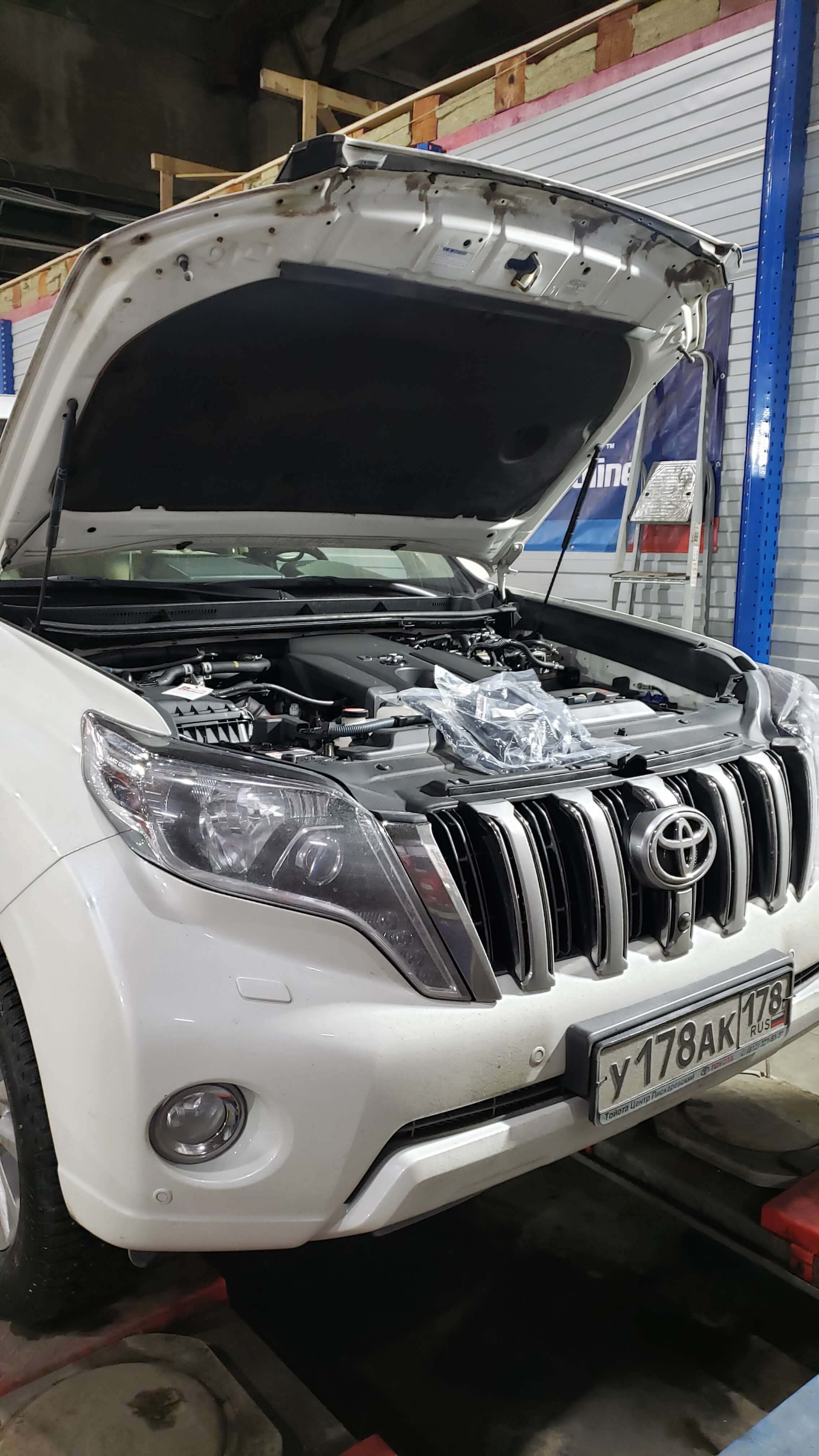 Замена масла в АКПП Toyota Land Cruiser Prado 150 Aisin Ab60f