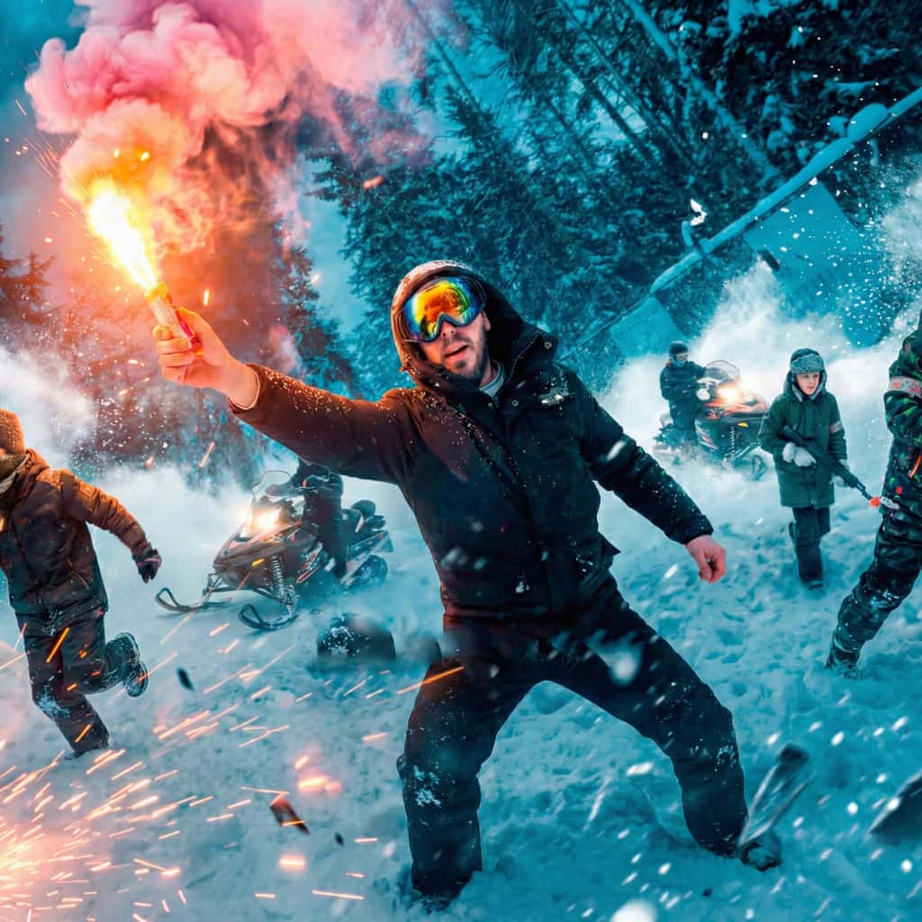 Выездной зимний квест для детей Полярная станция Север-1 в Москве