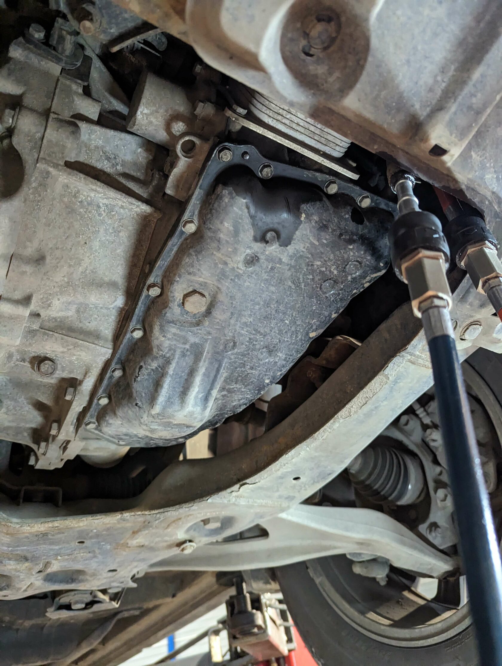 Nissan Pathfinder R52 аппаратная замена масла в вариаторе