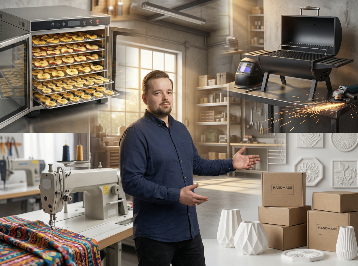 Производство в гараже / станок и работа