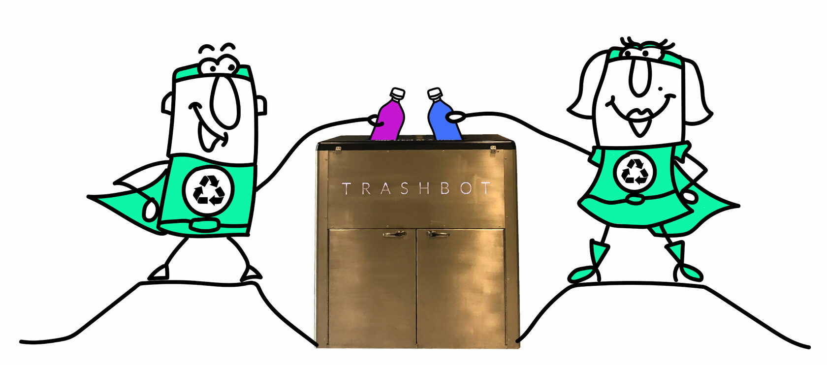 Trashbot для сортировки отходов. Источник изображения: Зелёный