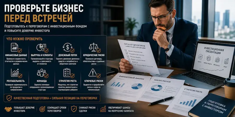 Проверка бизнеса перед встречей
