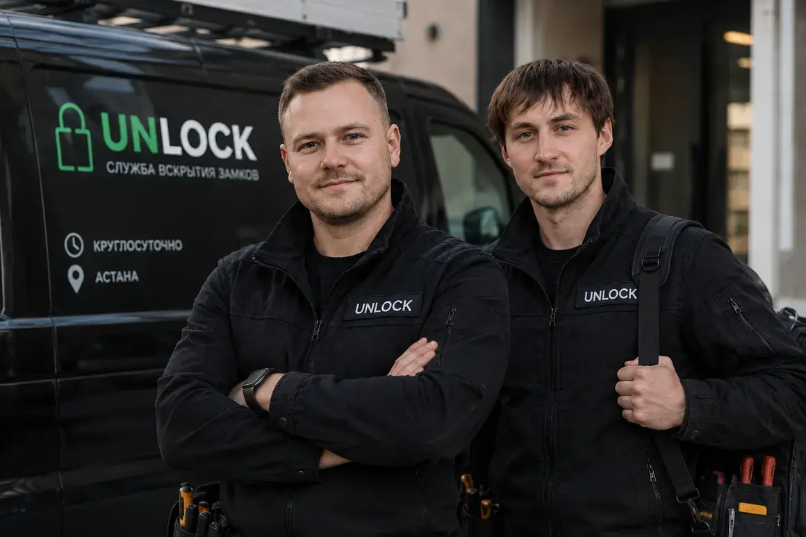Мастера Un Lock у служебного автомобиля