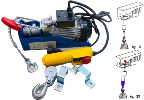 Тали электрические 220 Вольт РА, МЕН, тележки (каретки) для талей в ...