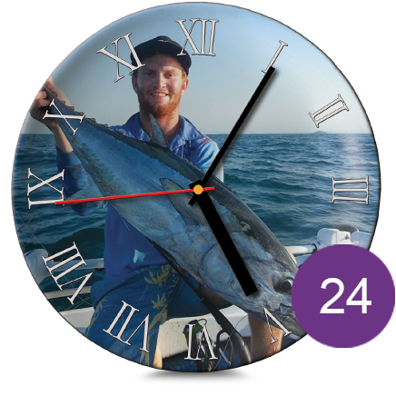 модлеь керамических часов 24