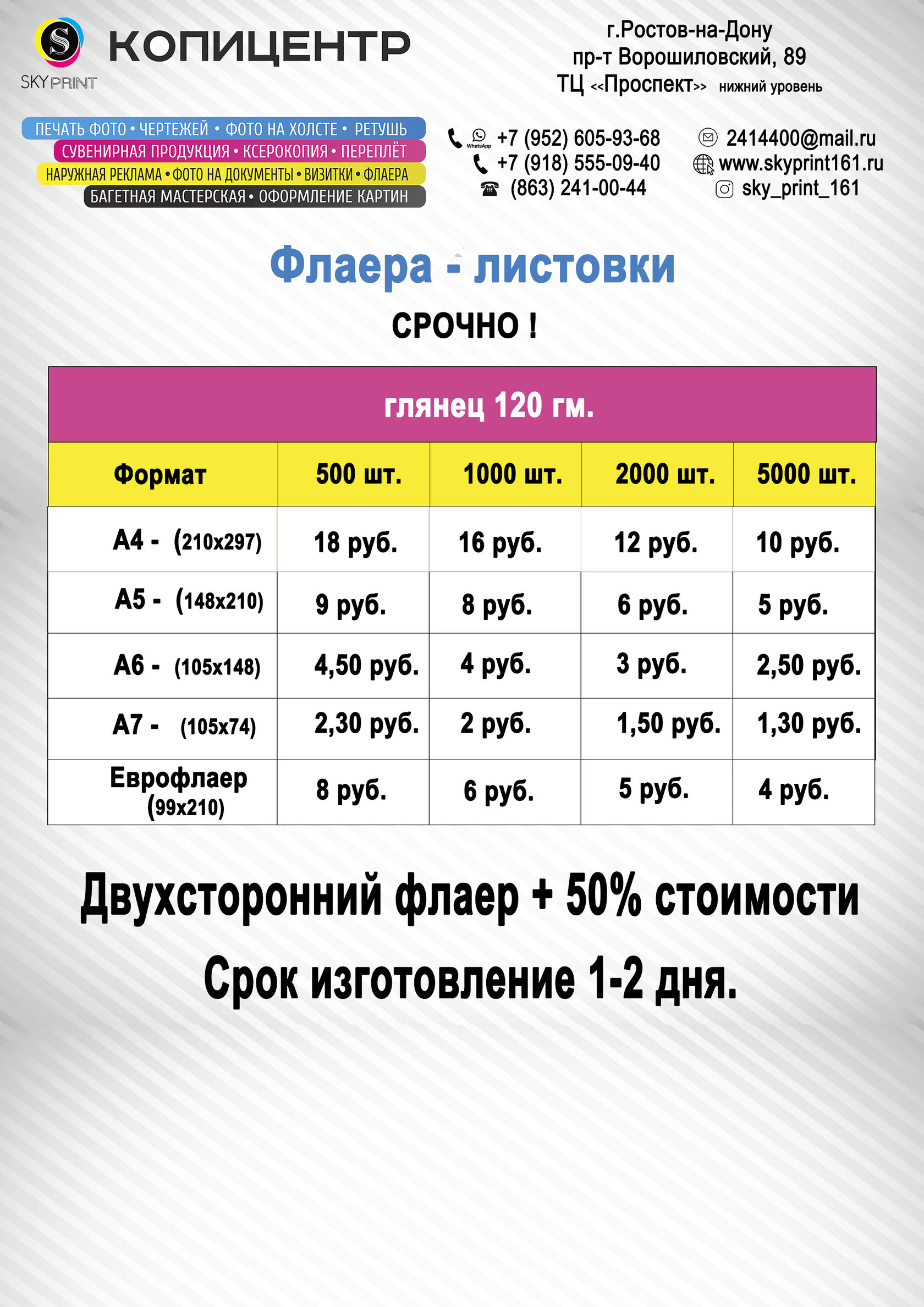 Весь прайс