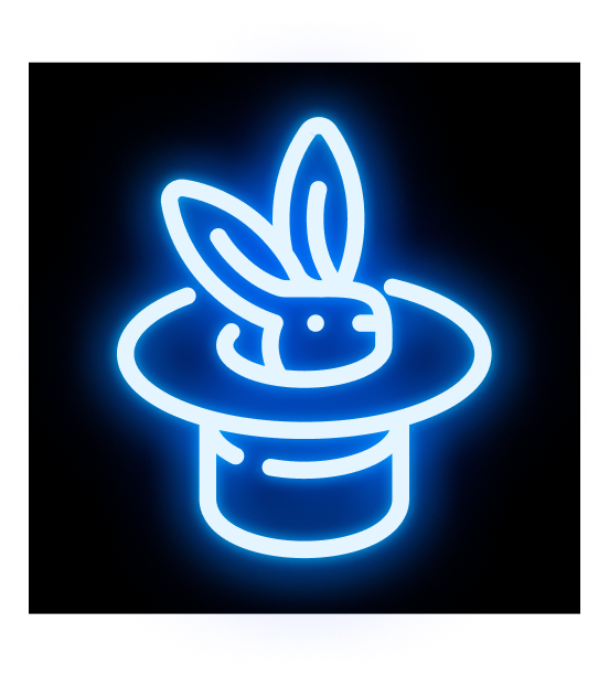 иконка кролик в шляпе
