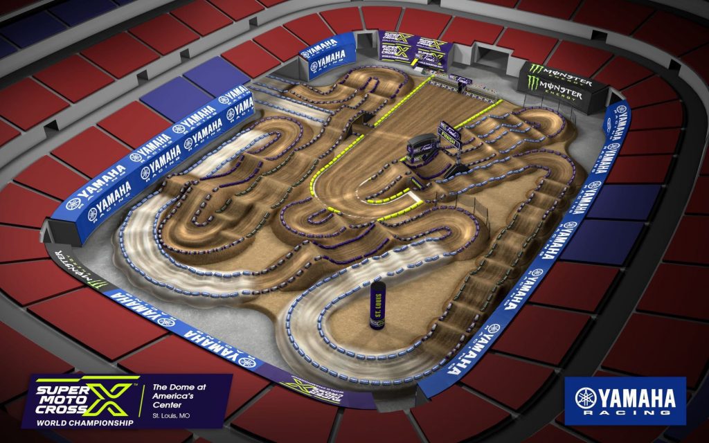 SMX 2025: Анимация трассы второго плей-офф в Сент-Луис