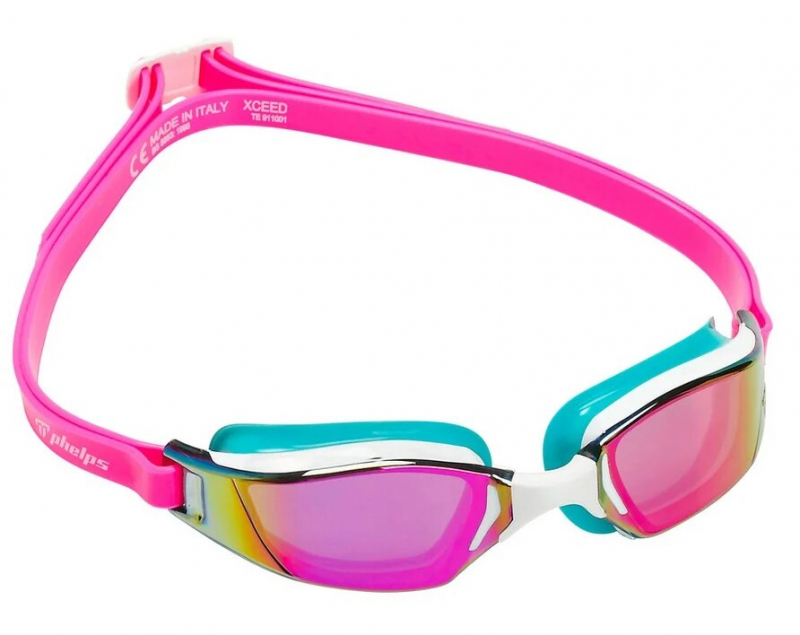 Xceed (РОЗОВЫЕ ЗЕРКАЛЬНЫЕ ЛИНЗЫ TITANIUM), pink/turquoise - AquaSphere