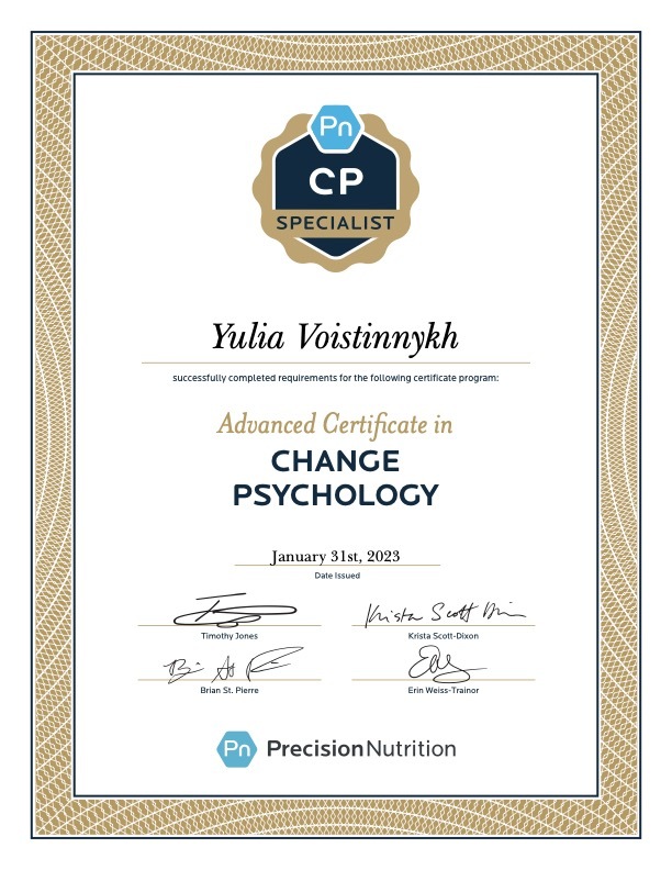Advanced Change Psychology