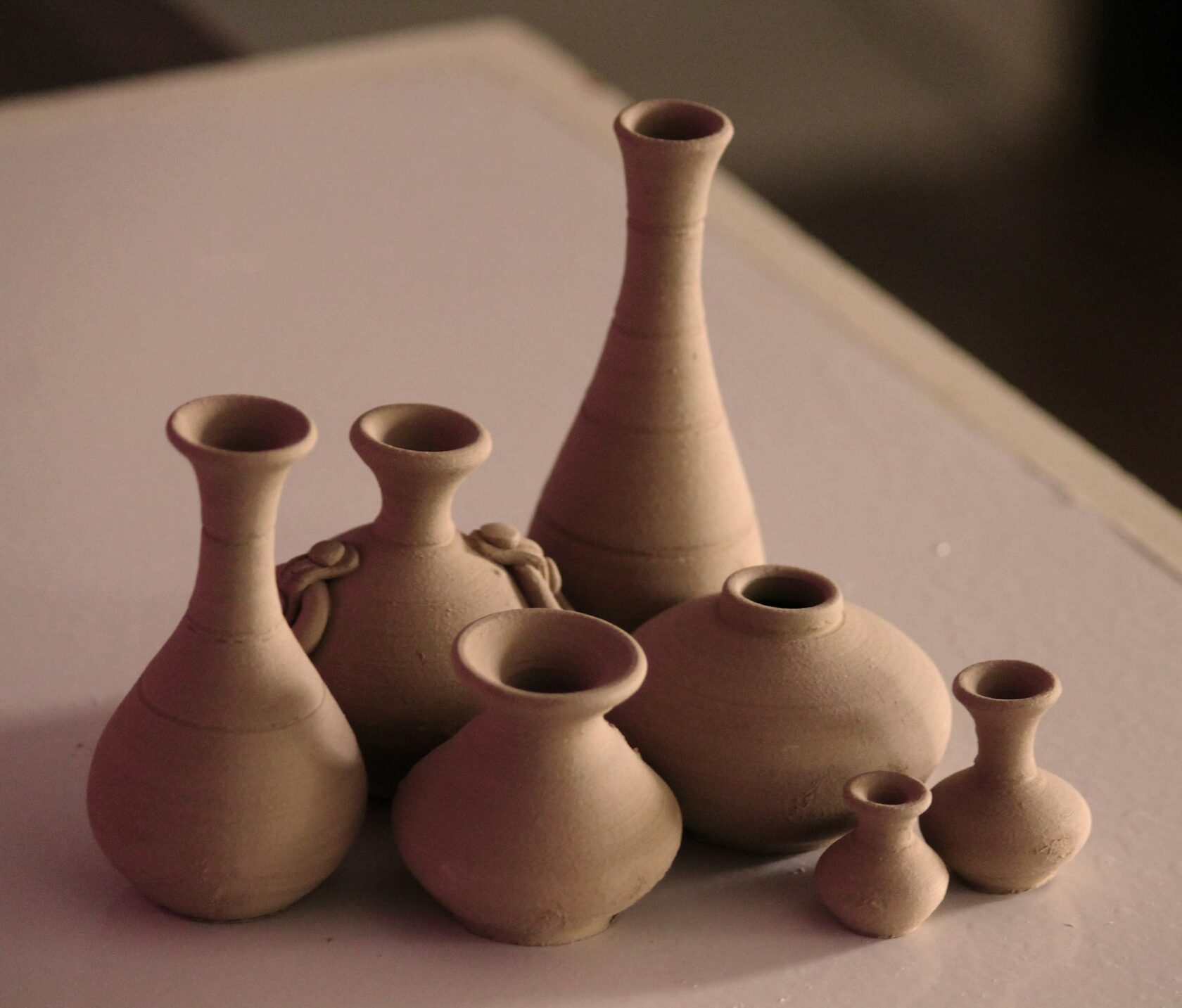 Handmade clay pottery