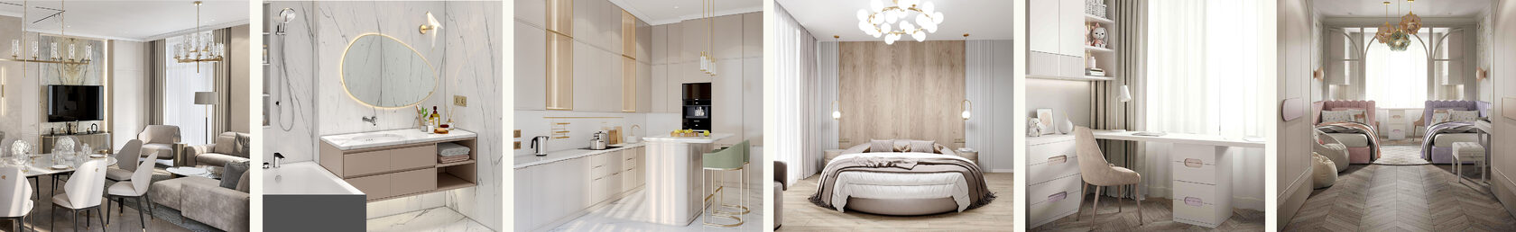 примеры стильных дизайнерских ремонтов