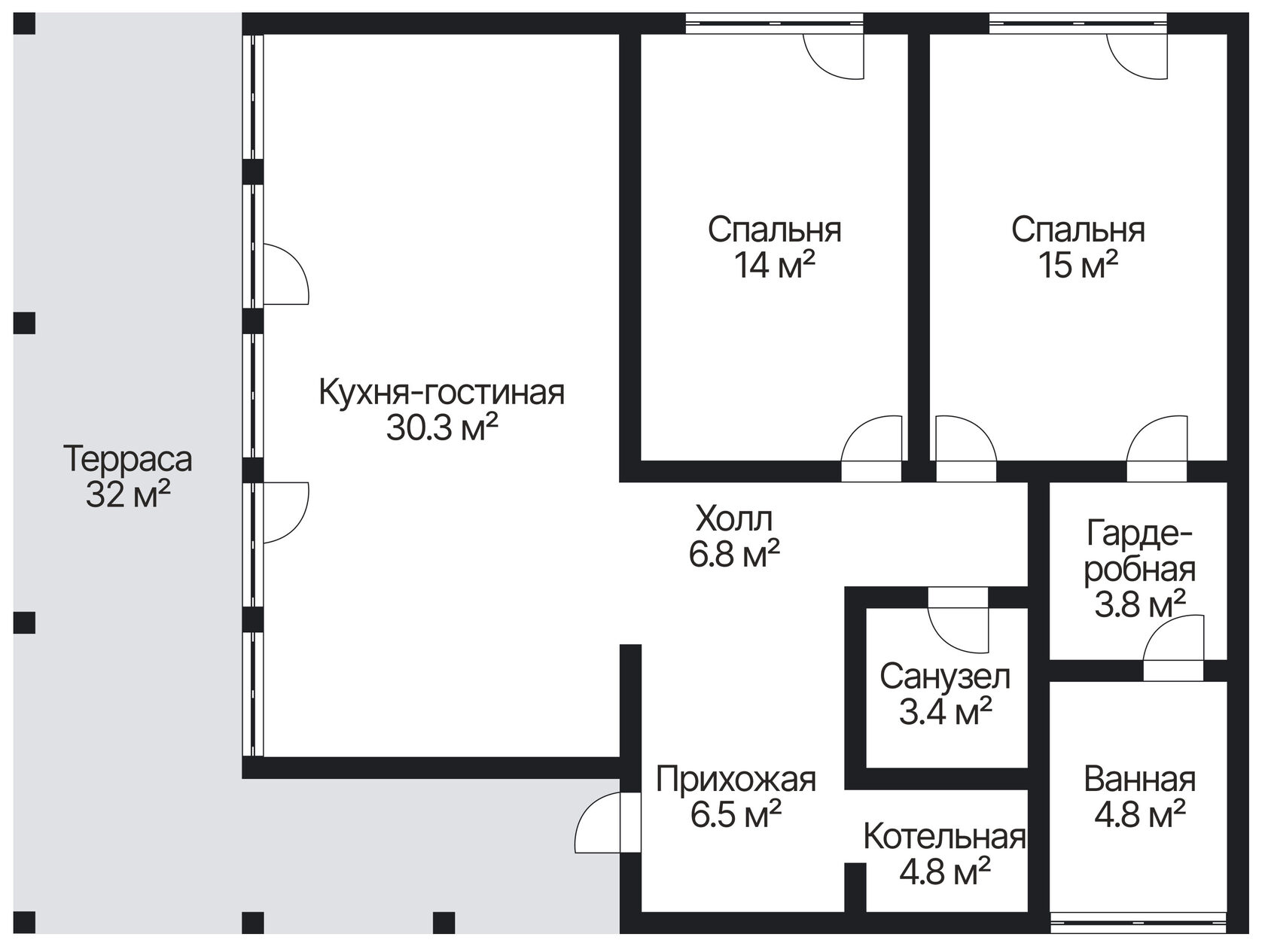 Купить дом фахверк 160 м2 в Москве