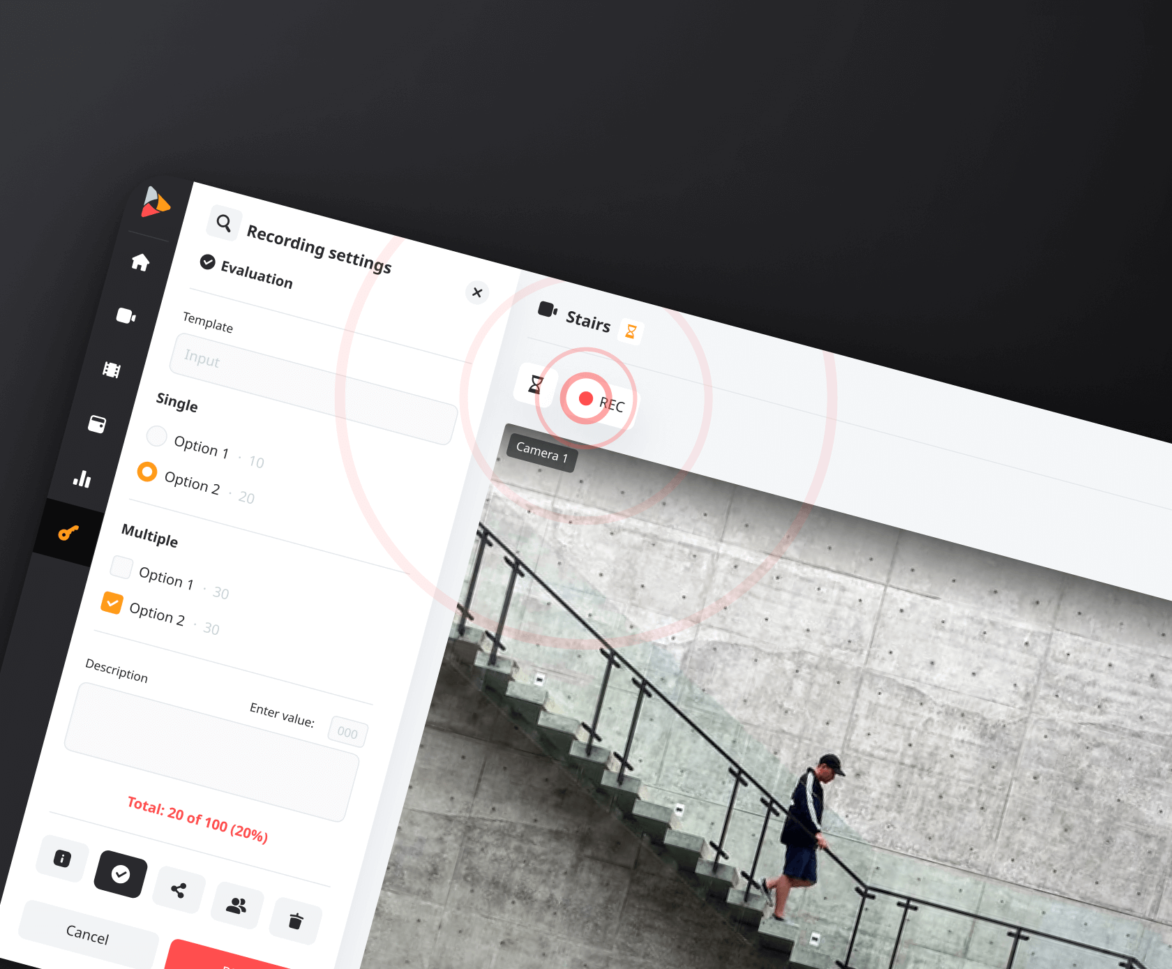 запись с камер видеонаблюдения