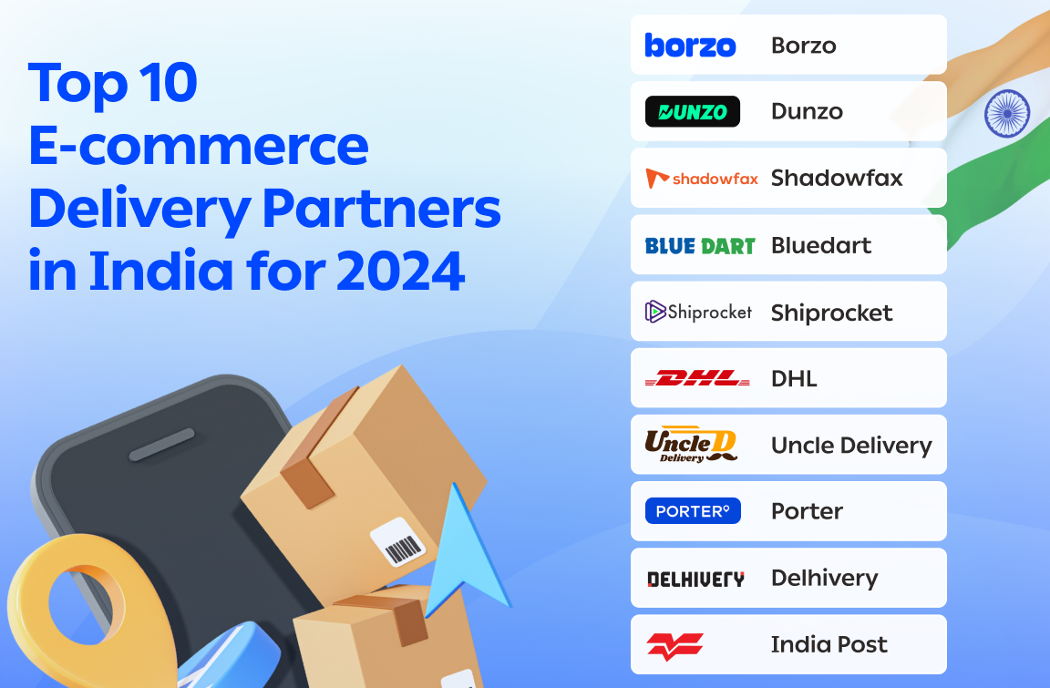 Top 10 E-commerce Delivery Partners in India