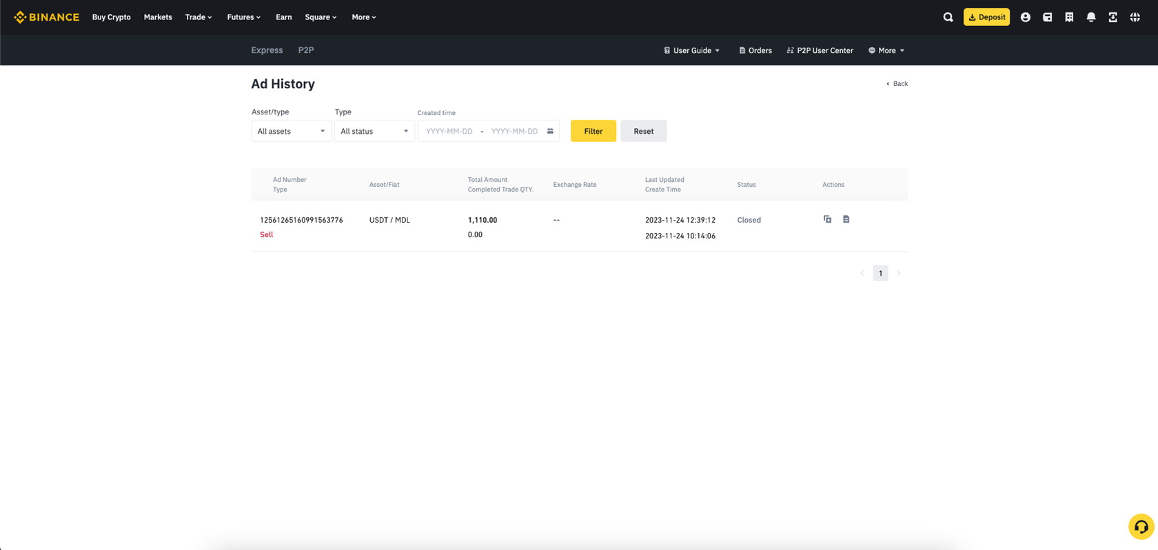 How scammers tried to deceive an AML Crypto employee through the P2P version
