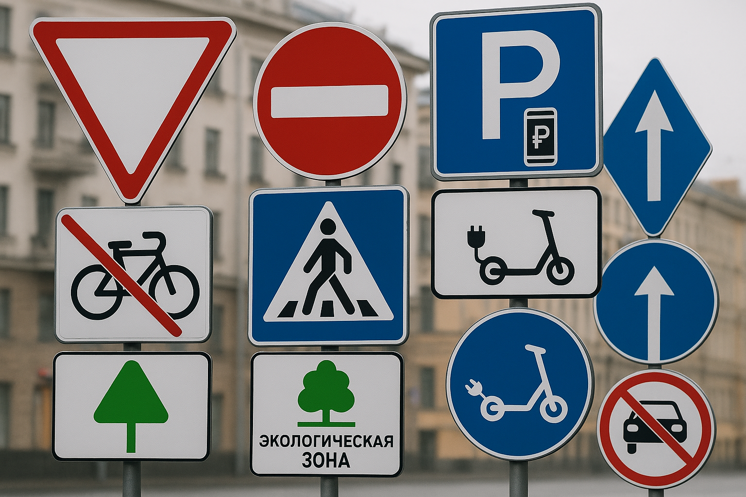 Новые дорожные знаки в России в 2026