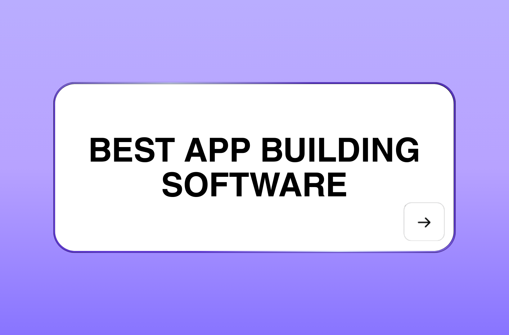 best-app-building-software