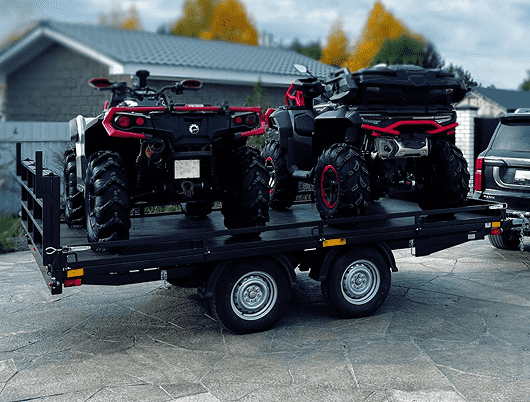 прицеп-платформа для перевозки квадроциклов