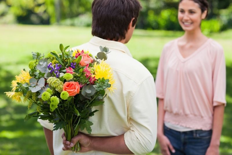 Букеты цветов на свидание