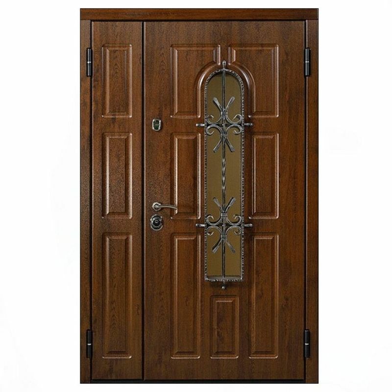 Дверь входная двупольная уличная Лацио Люкс 1200 x 2000