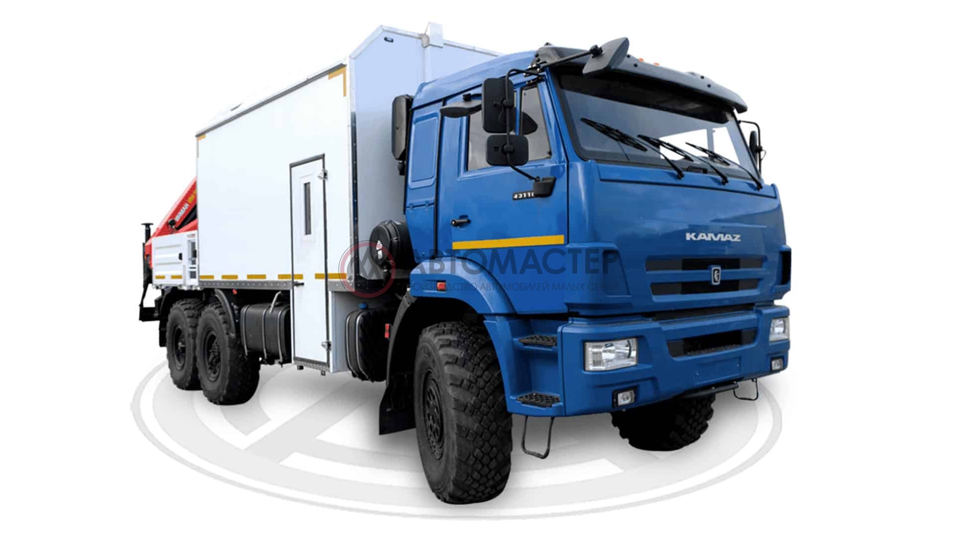 АРОК КАМАЗ 43118 с КМУ ИМ-95 и люлькой