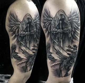 Татуировка ангел хранитель (59 фото)