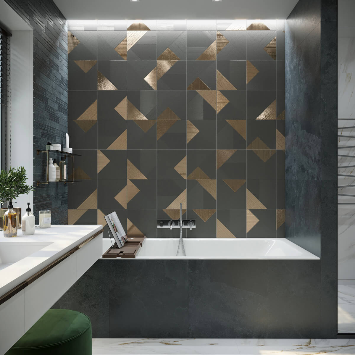 modern bathroom decoration and ceramic