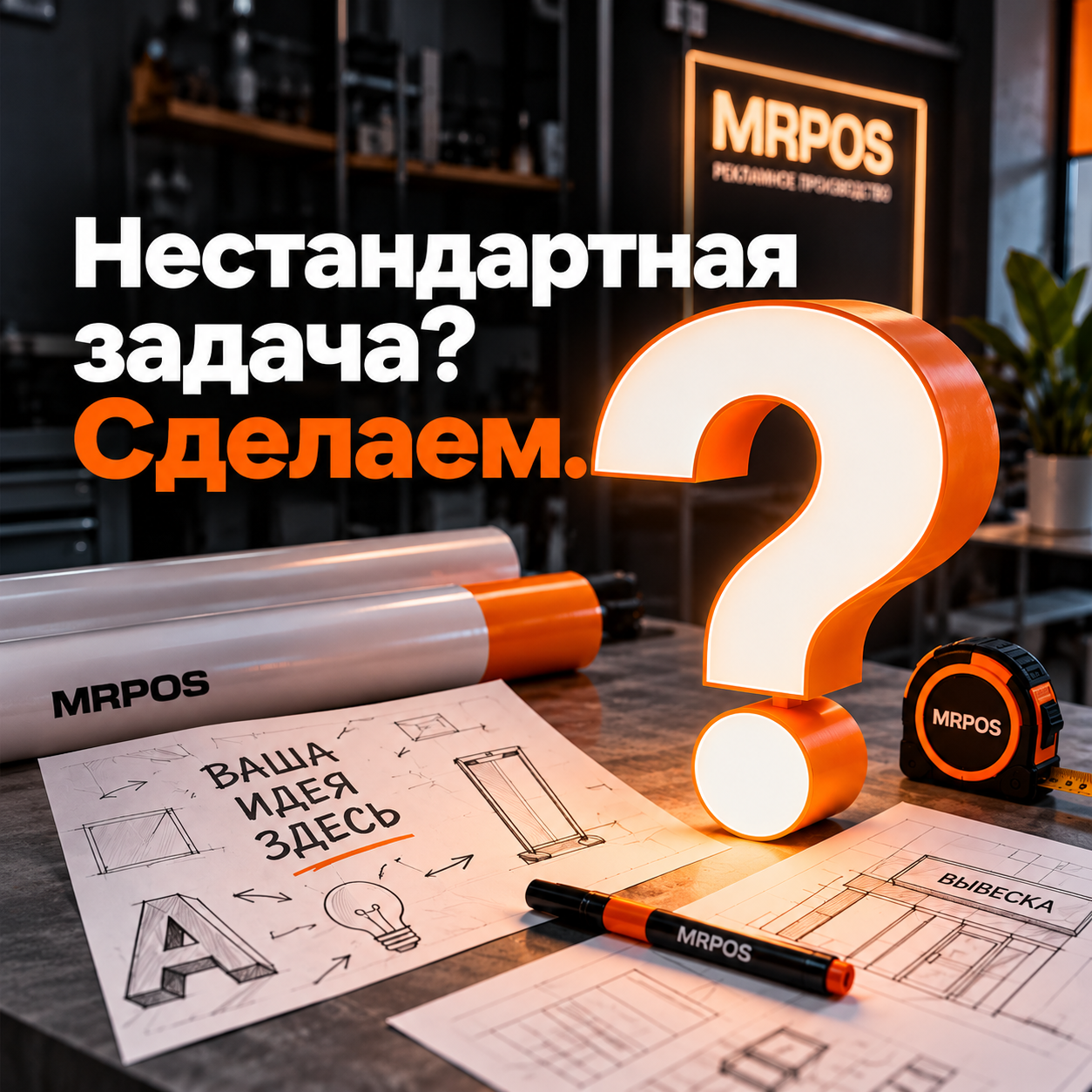 Индивидуальные решения по наружной рекламе