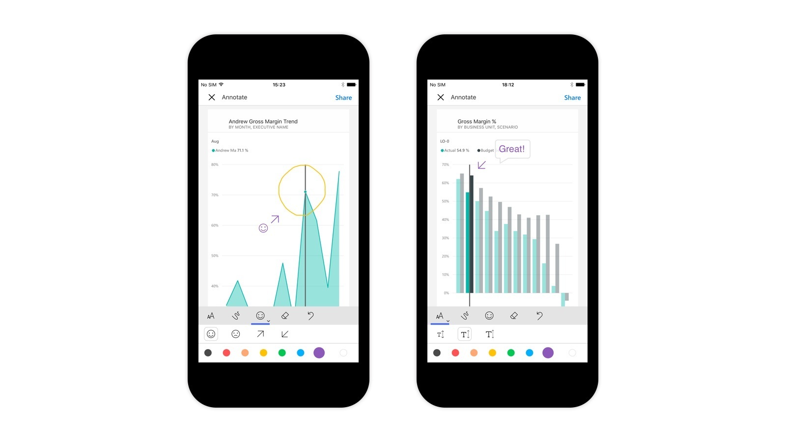 Power Bi mobile