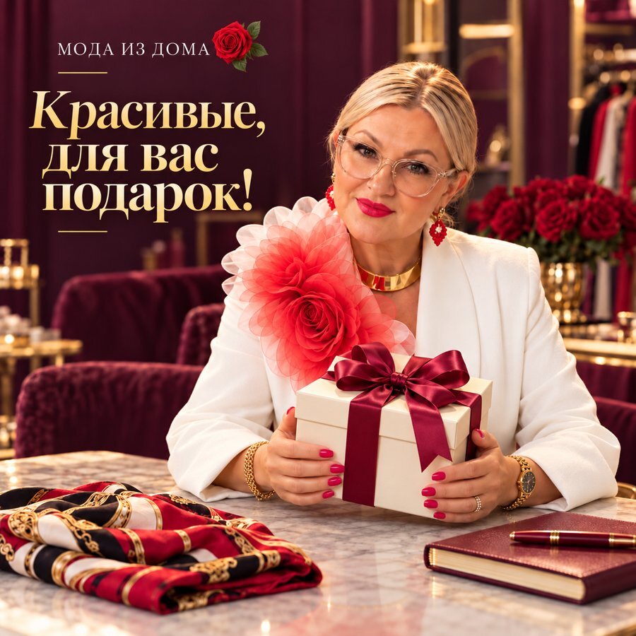 Красивые, для вас подарок!