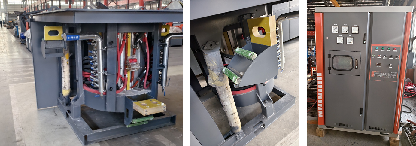 Индукционная плавильная печь GW-0.49-400 в наличии