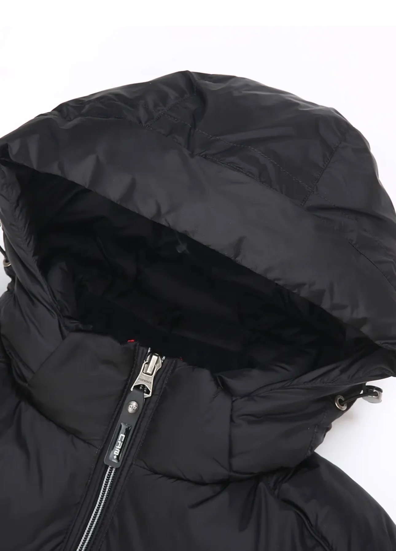 Куртка карбона черного цвета зима