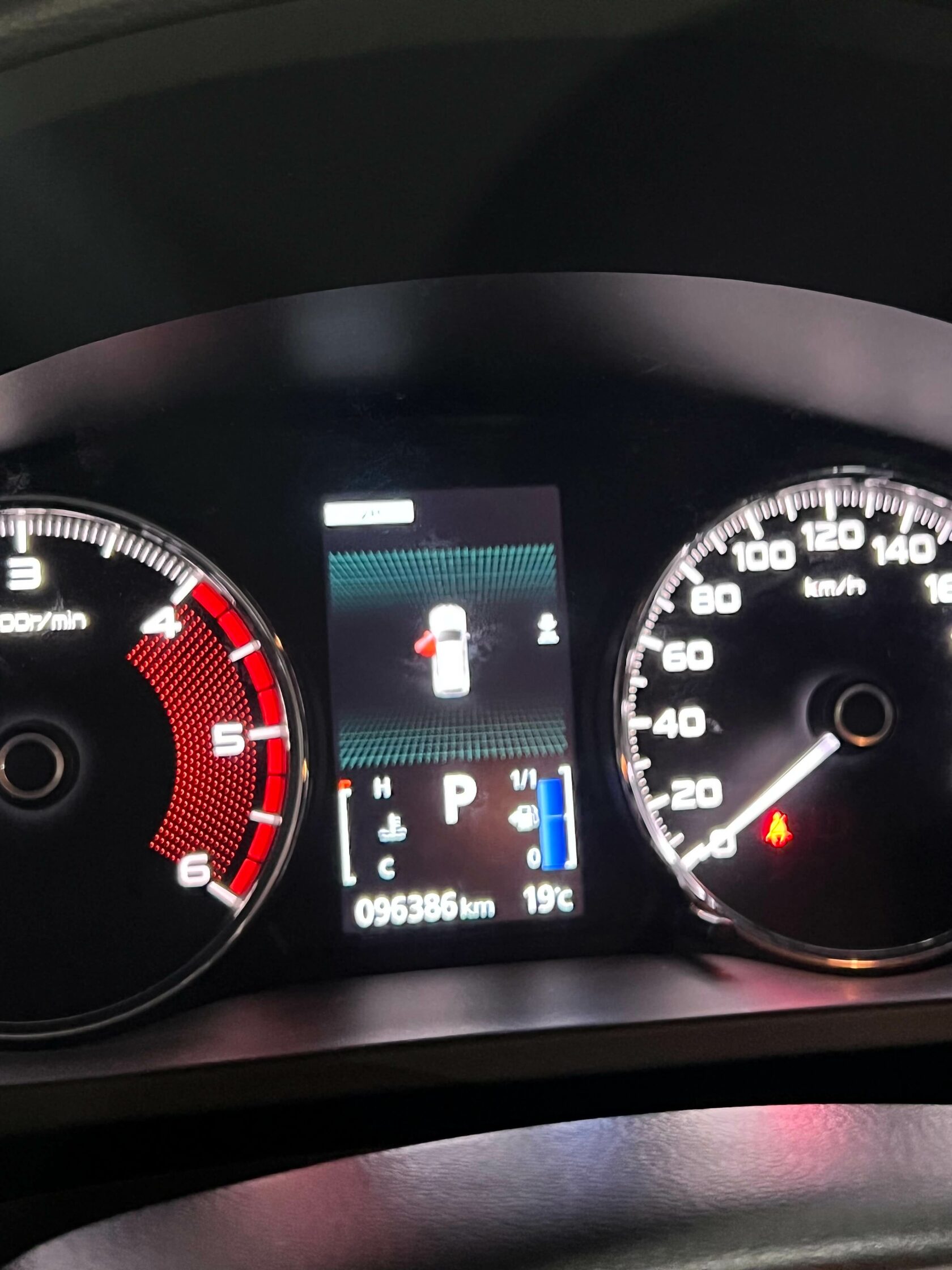 Пробег Mitsubishi Pajero Sport на момент ТО