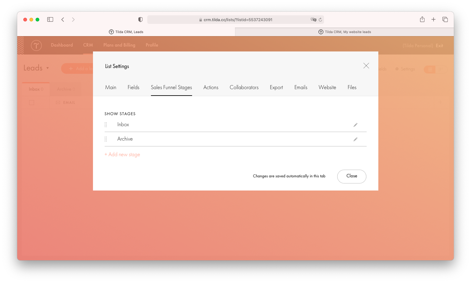 Tilda CRM │ Tilda Help Center