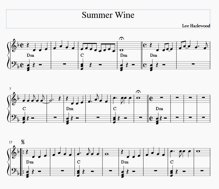 Summer Wine