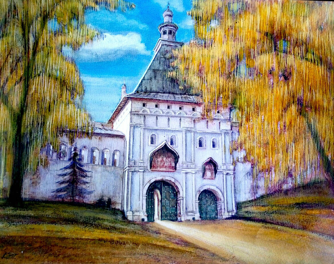 Картина саввино сторожевский монастырь