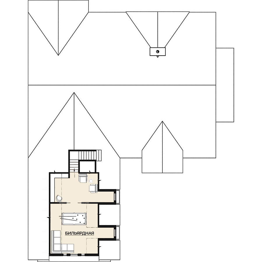 Планировка второго этажа