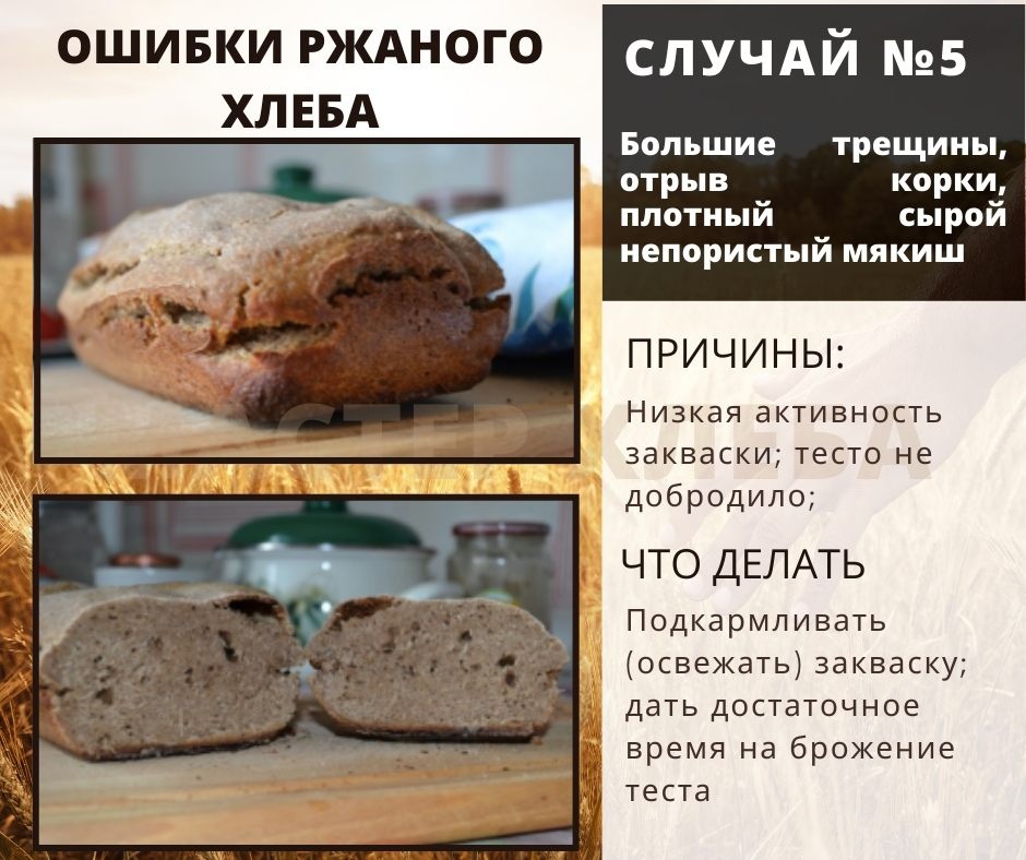 Почему трескается хлеб
