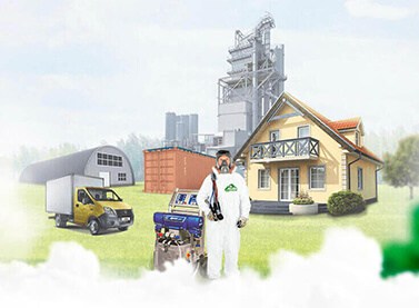 Теплоизоляция пенополиуретаном объектов любой сложности в Карелии