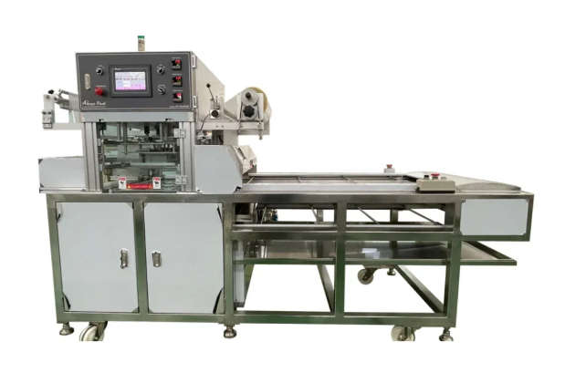 Как выбрать автоматический конвейерный запайщик лотков, станок, линию упаковки?