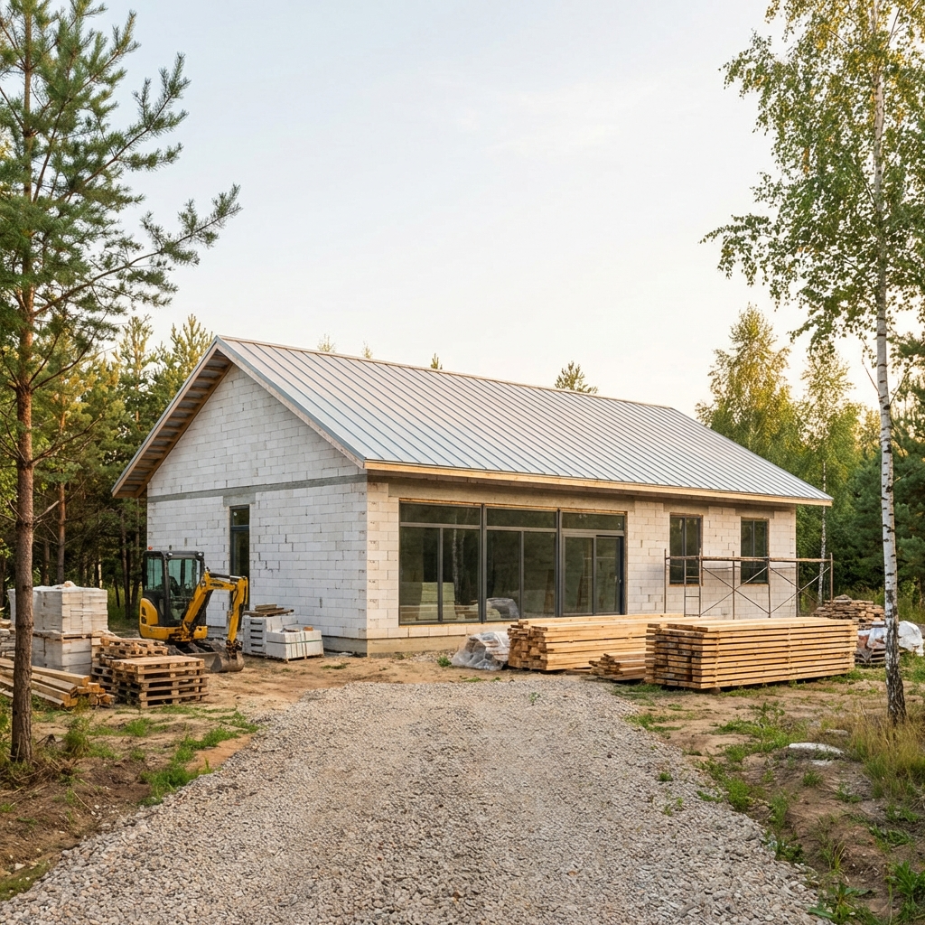 строительство современного загородного дома в калужской области