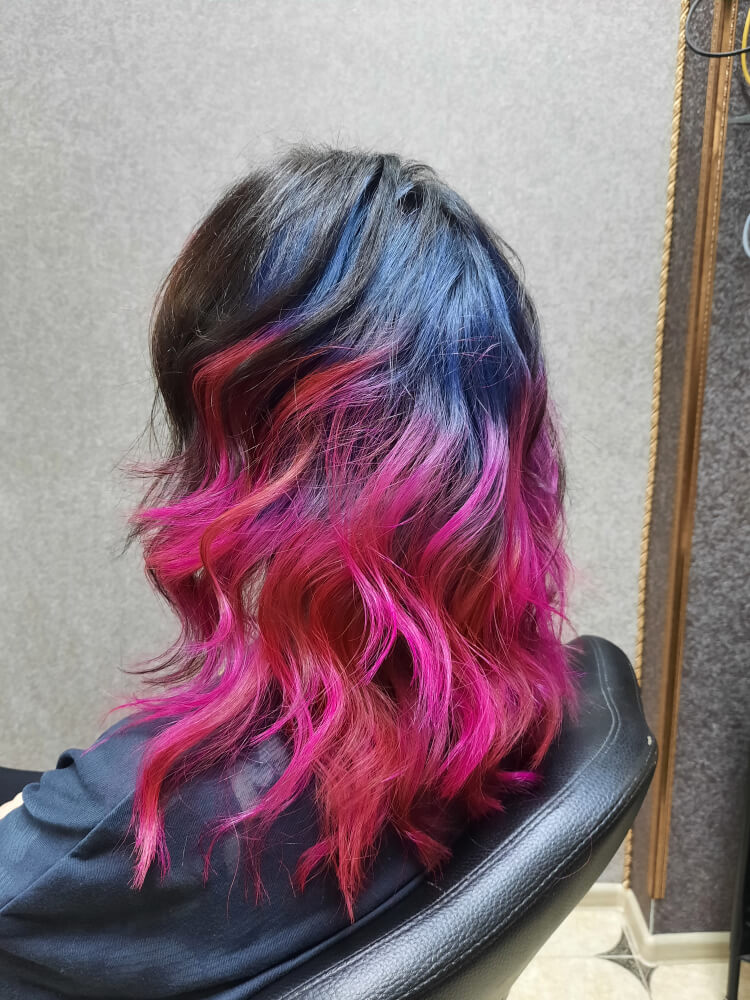 мелирование на темные волосы