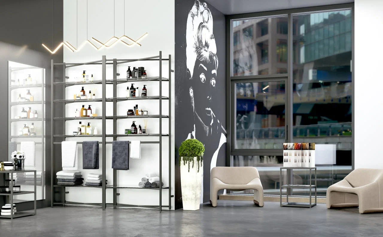 Модульные стеллажи для магазина — мебель от LS STYLE