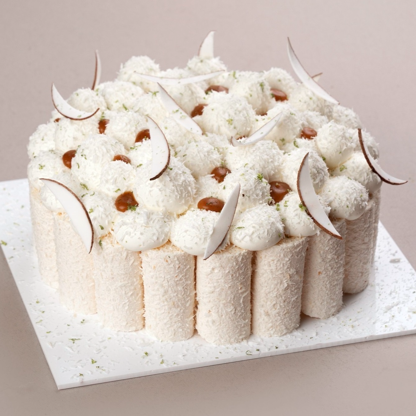Coconut and Caramel cake
