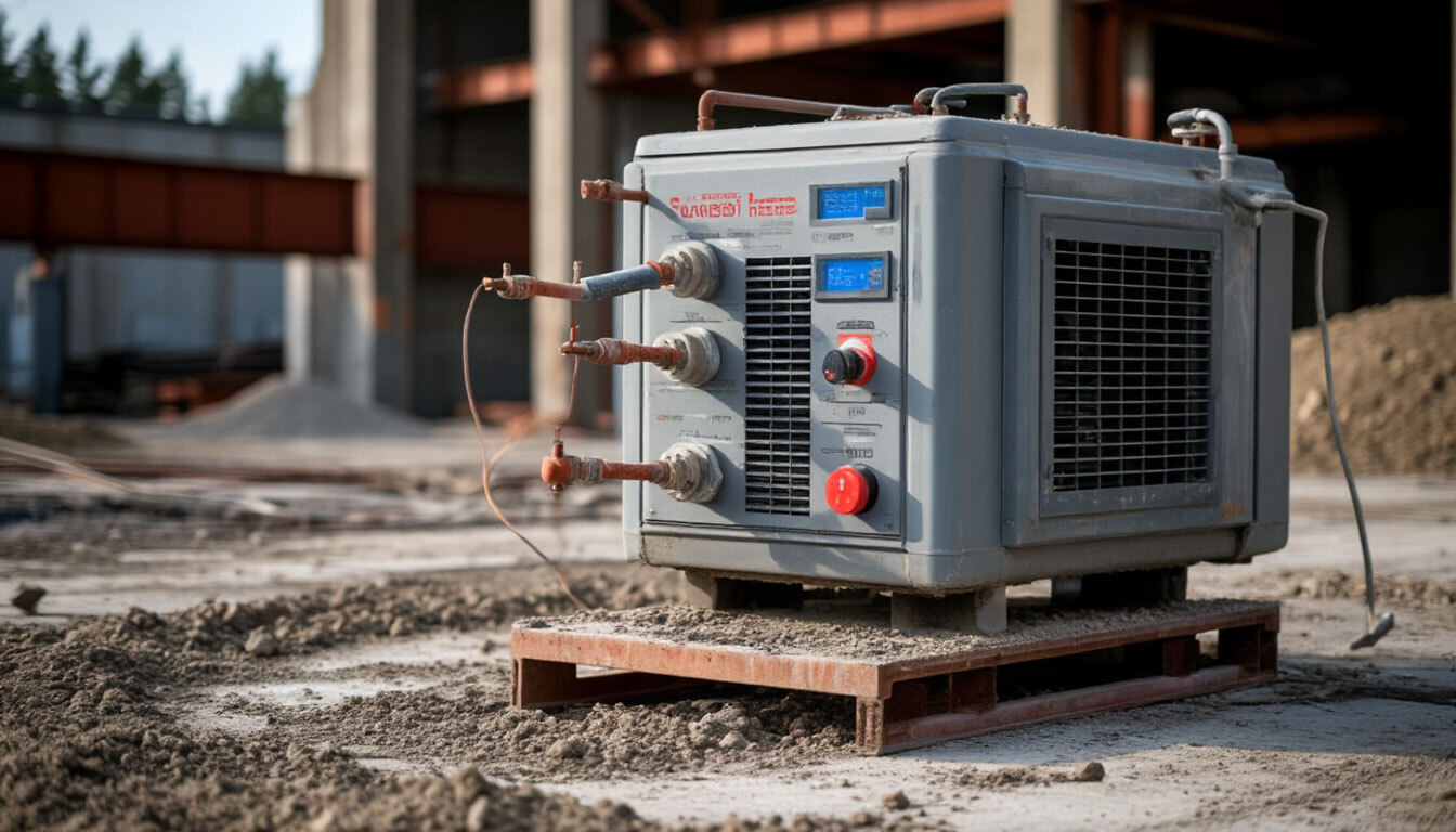 Контроль температуры бетона при электропрогреве