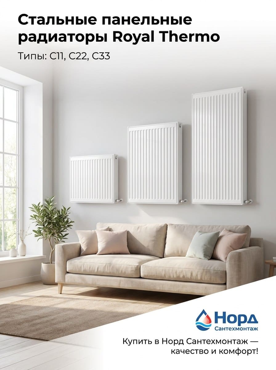 Стальные радиаторы Royal Thermo C22